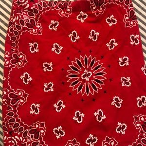 Bandanna printed women’s skirt size s